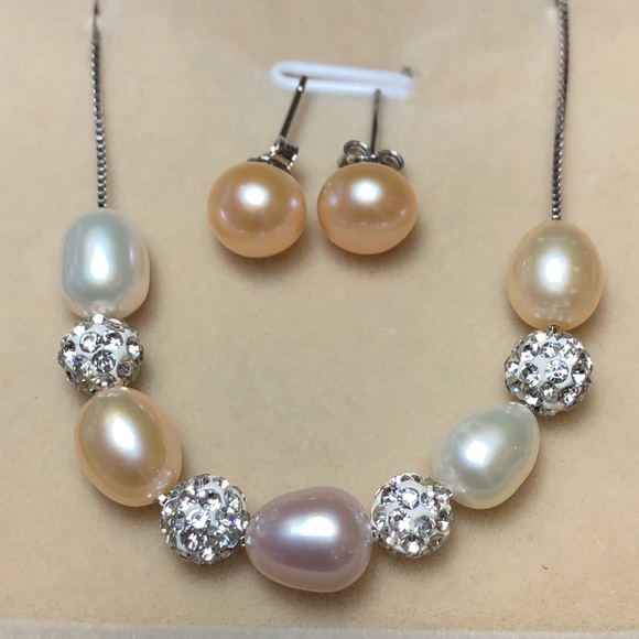 Jewelry - Fresh water pearl sterling silver set Jewelry - Fresh water pearl sterling silver set